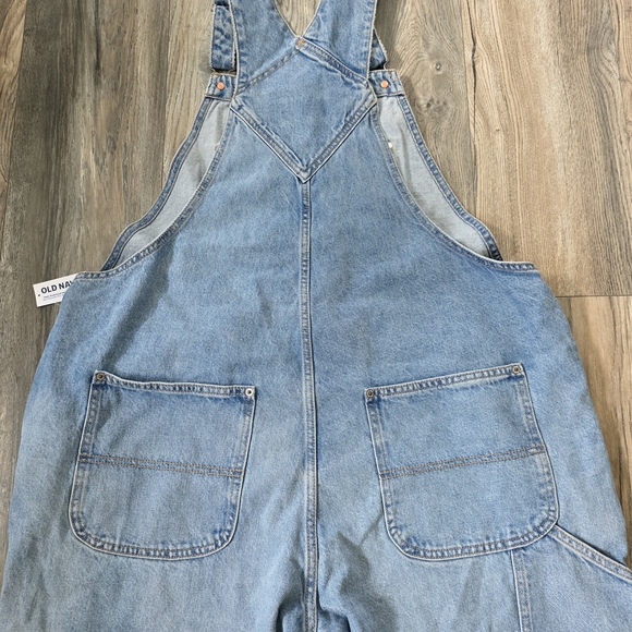 Old Navy Blue Denim Overalls - Picture 4 of 16